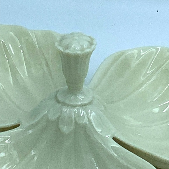 Lenox Triple Shell Serving Dish With Handle - Picture 5 of 9